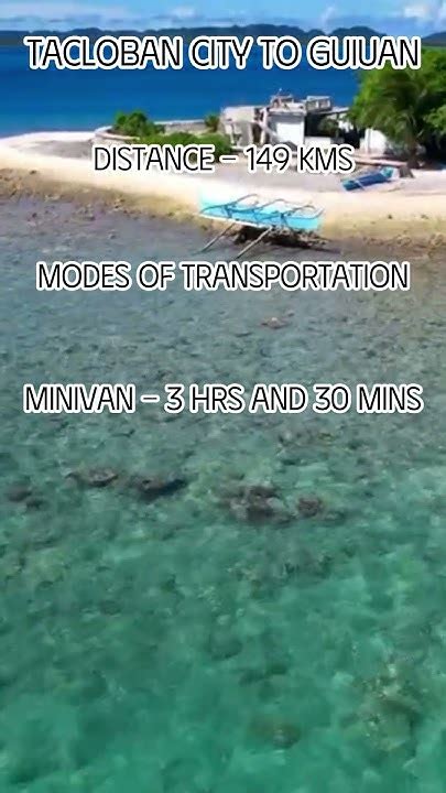 Tacloban to Guiuan .